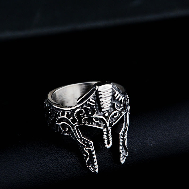 Warrior Spirit Mask Ring Fashion