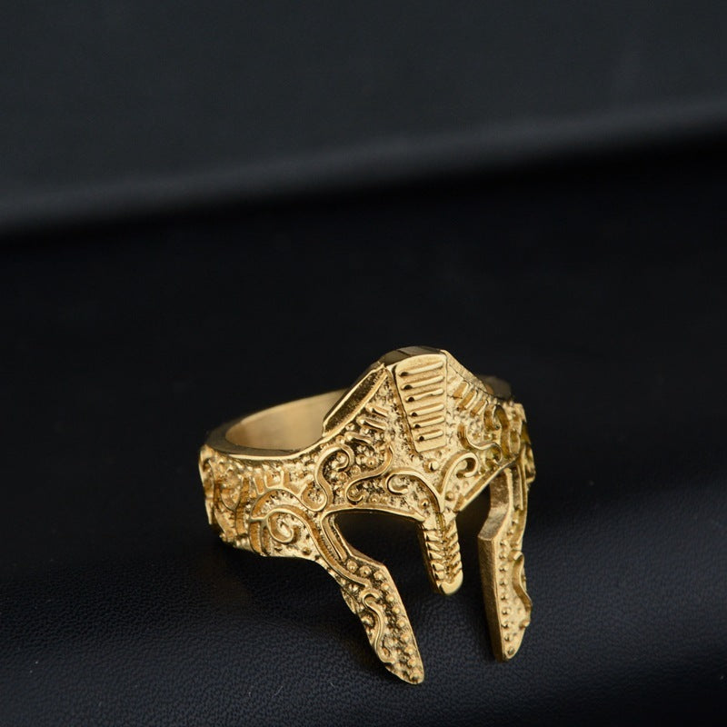 Warrior Spirit Mask Ring Fashion